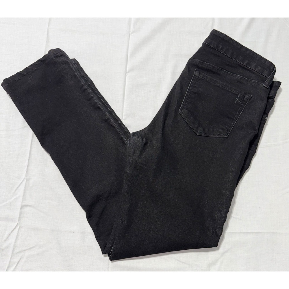 David Kahn Los Angeles Black Skinny Slim Jeans Womens Size 29 Made in USA